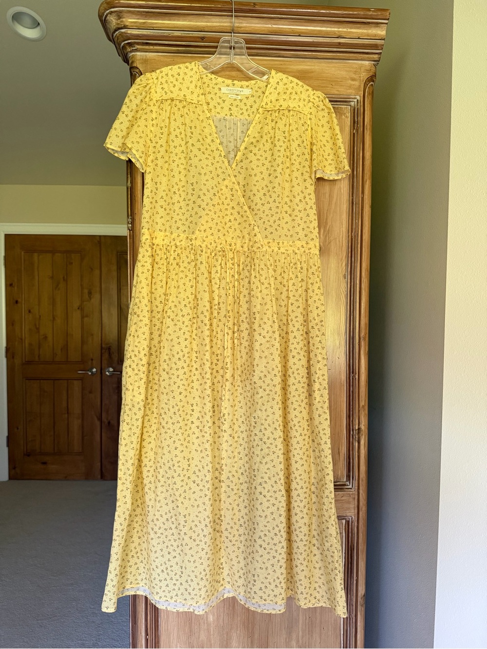 Christy Dawn The Dawn Dress in Golden Pollinator